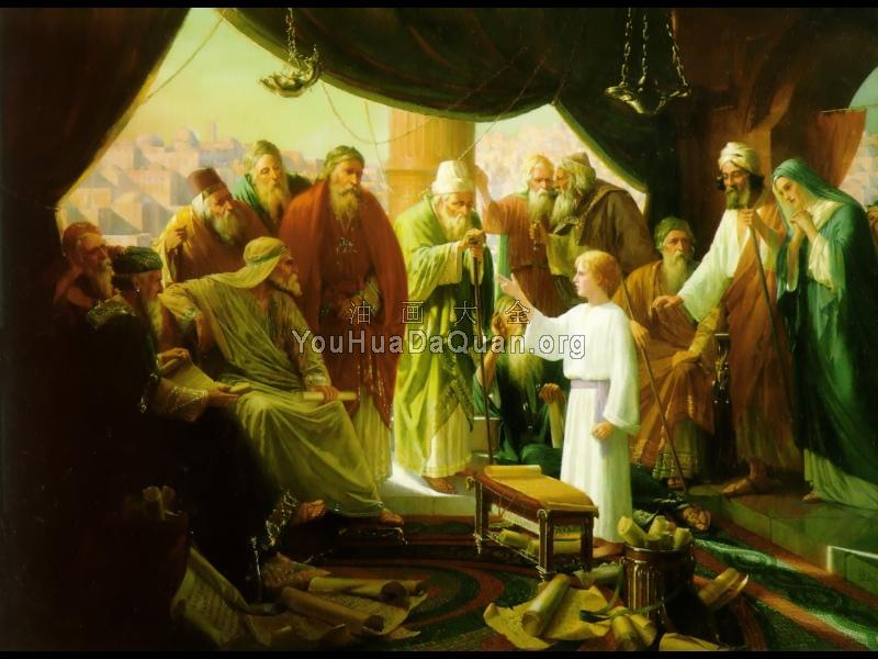 The Christ Child in the Temple - 查尔斯·戈尔迪